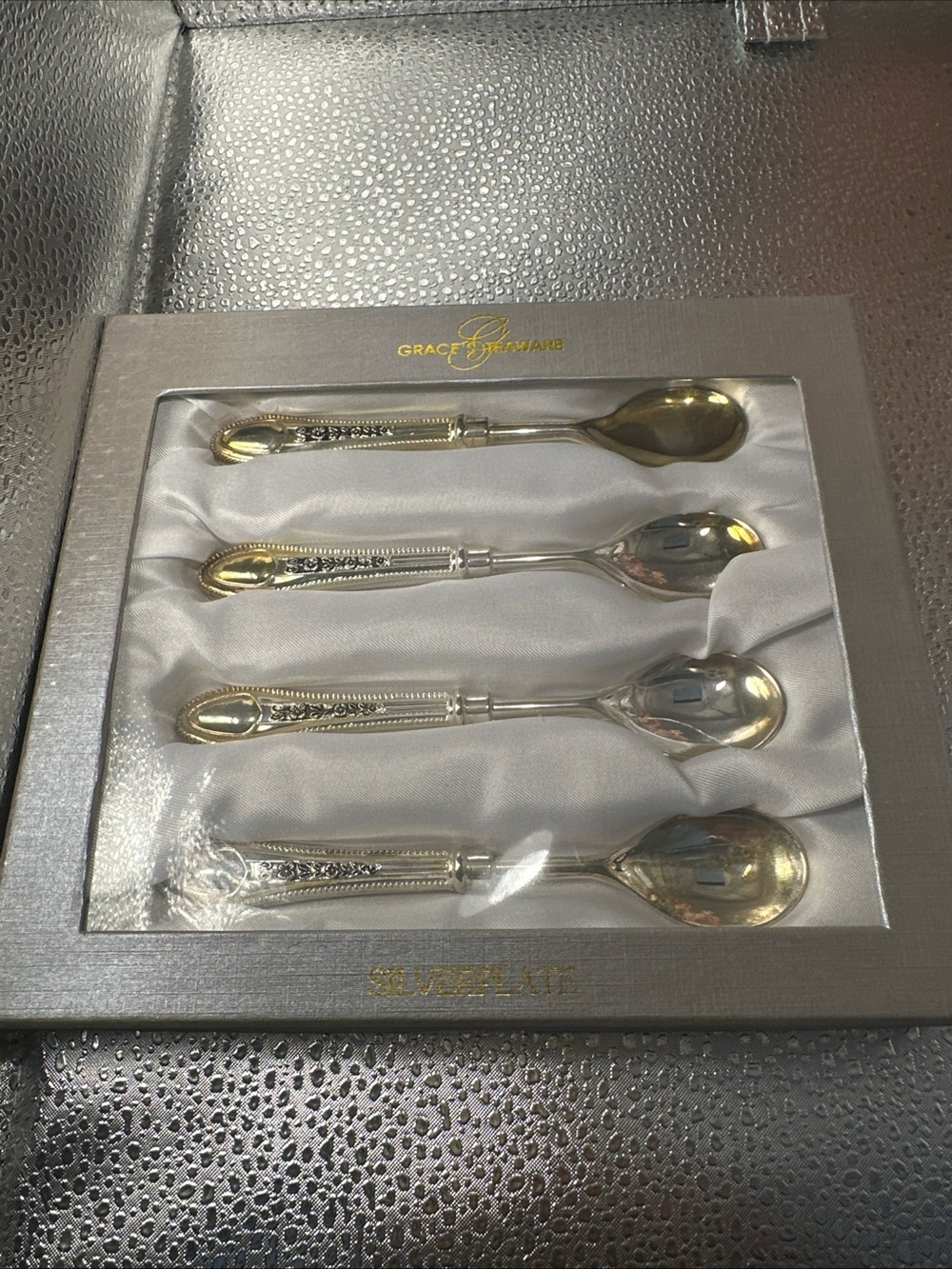 Grace’s Teaware Silverplate Tea Spoons set of 4
